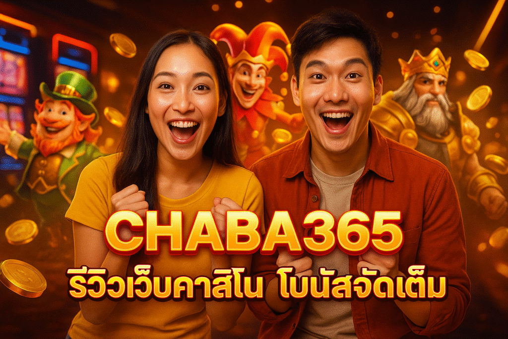 CHABA365 รีวิวเว็บคาสิโน โบนัสจัดเต็ม