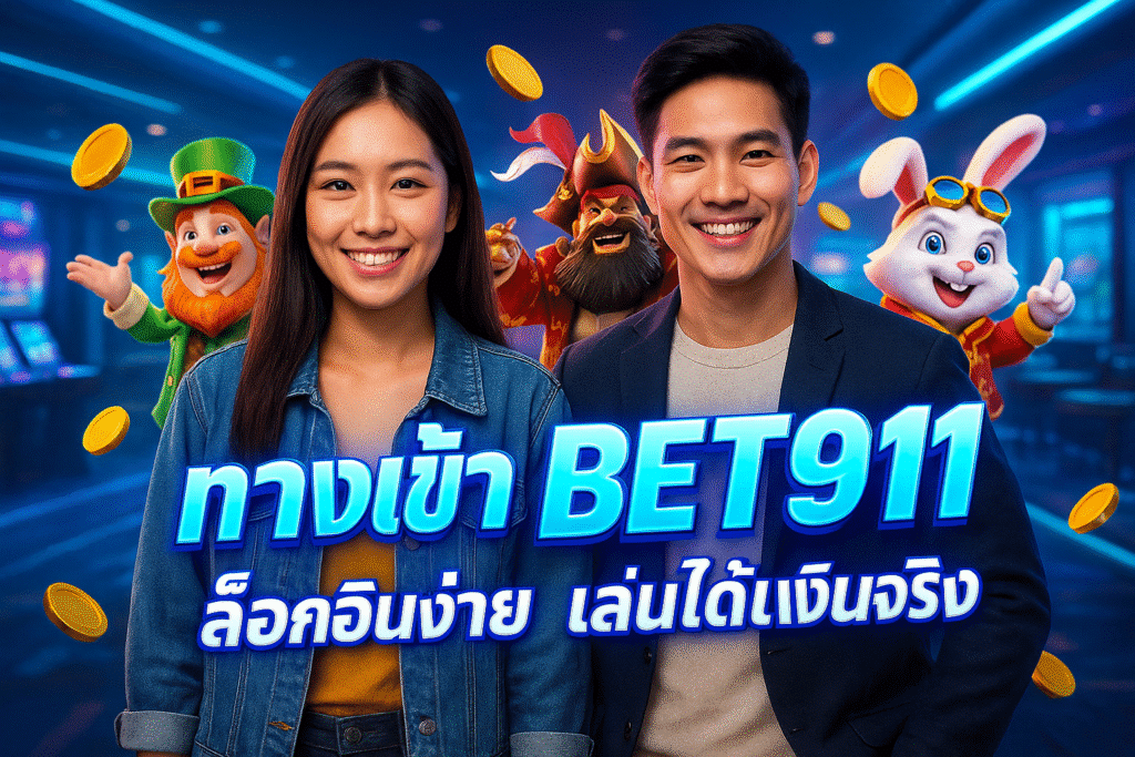 ทางเข้า BET911 ล็อกอินง่าย เล่นได้เงินจริง