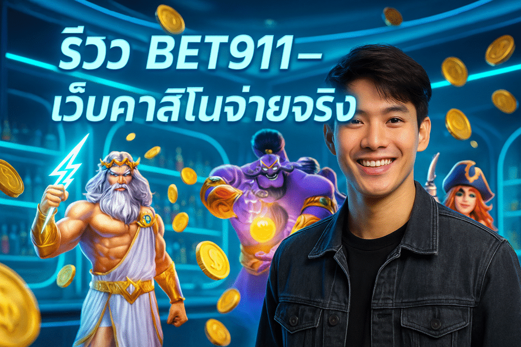 รีวิว BET911 เว็บคาสิโนจ่ายจริง