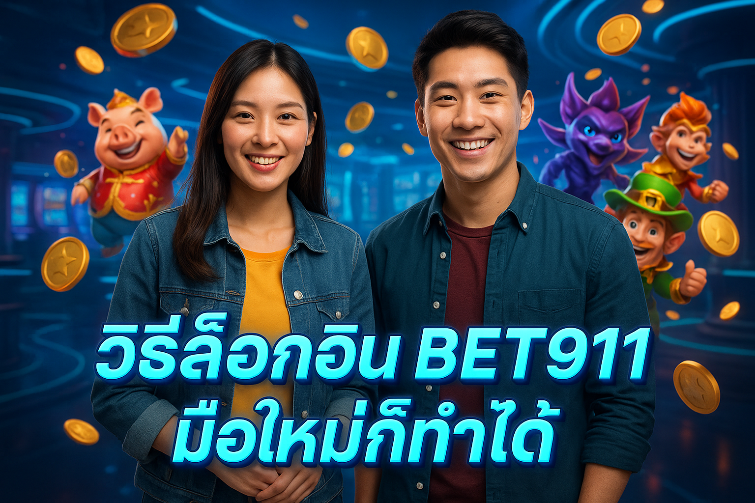 วิธีล็อกอิน BET911 มือใหม่ก็ทำได้