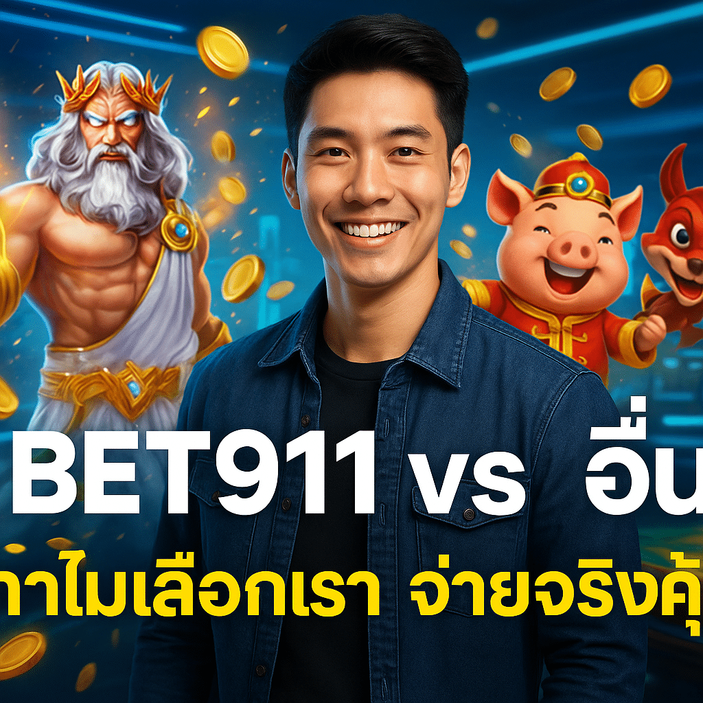 BET911 vs อื่น: ทำไมเลือกเรา จ่ายจริงคุ้ม